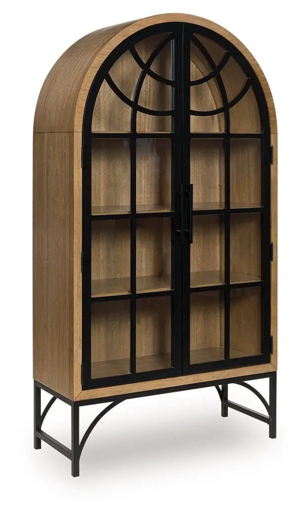 Gwenwich - Accent Cabinet - Natural / Black by Unique Piece Furniture