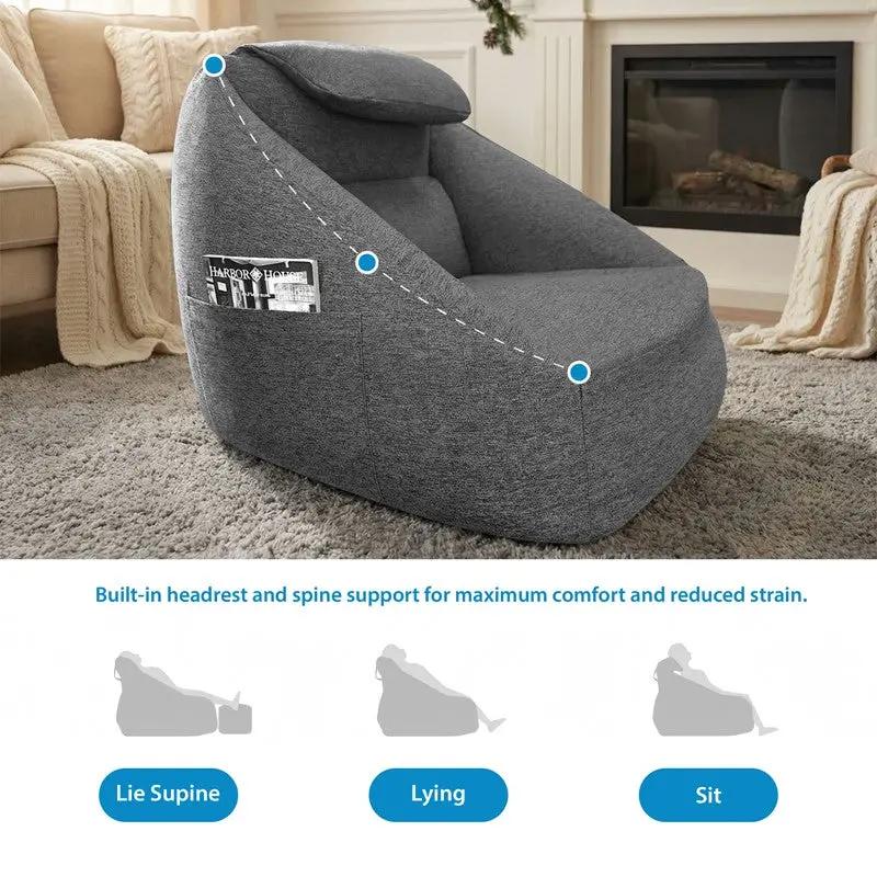 One Size Cloud Ergonomic Couch by HouseOfZazla