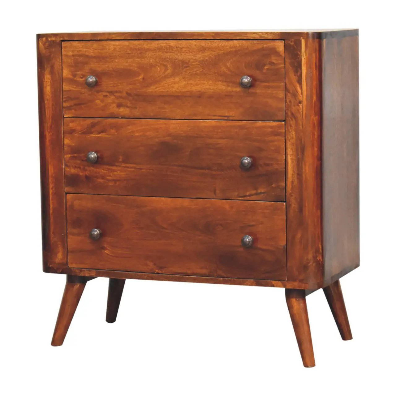 Solid Wood Bera Chest, 3 Drawers by HouseOfZazla