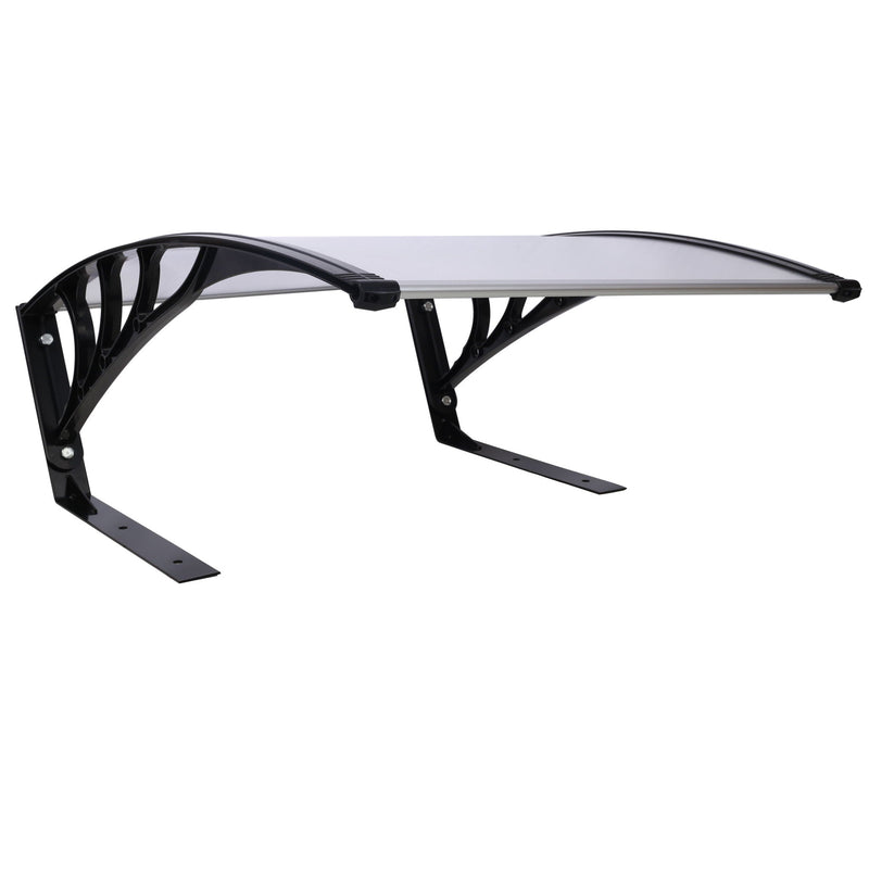 Weather Resistant Polycarbonate Canopy Outdoor Shade Cover For Robotic Lawn Mowers - Black by Unique Piece Furniture