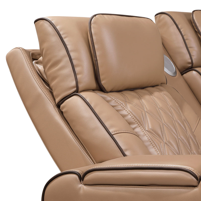 Fortuner - Power Recliner Sectional Sofa by HouseOfZazla