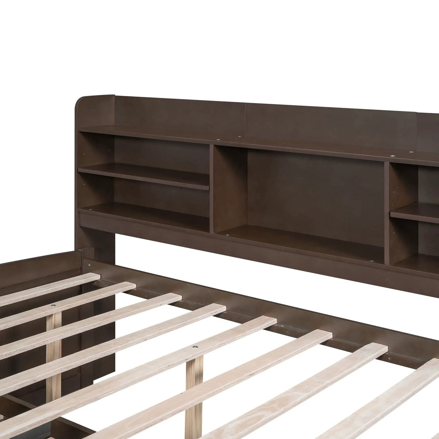 Captain Bed With Built In Bookshelves, 3 Storage Drawers, And Trundle by HouseOfZazla