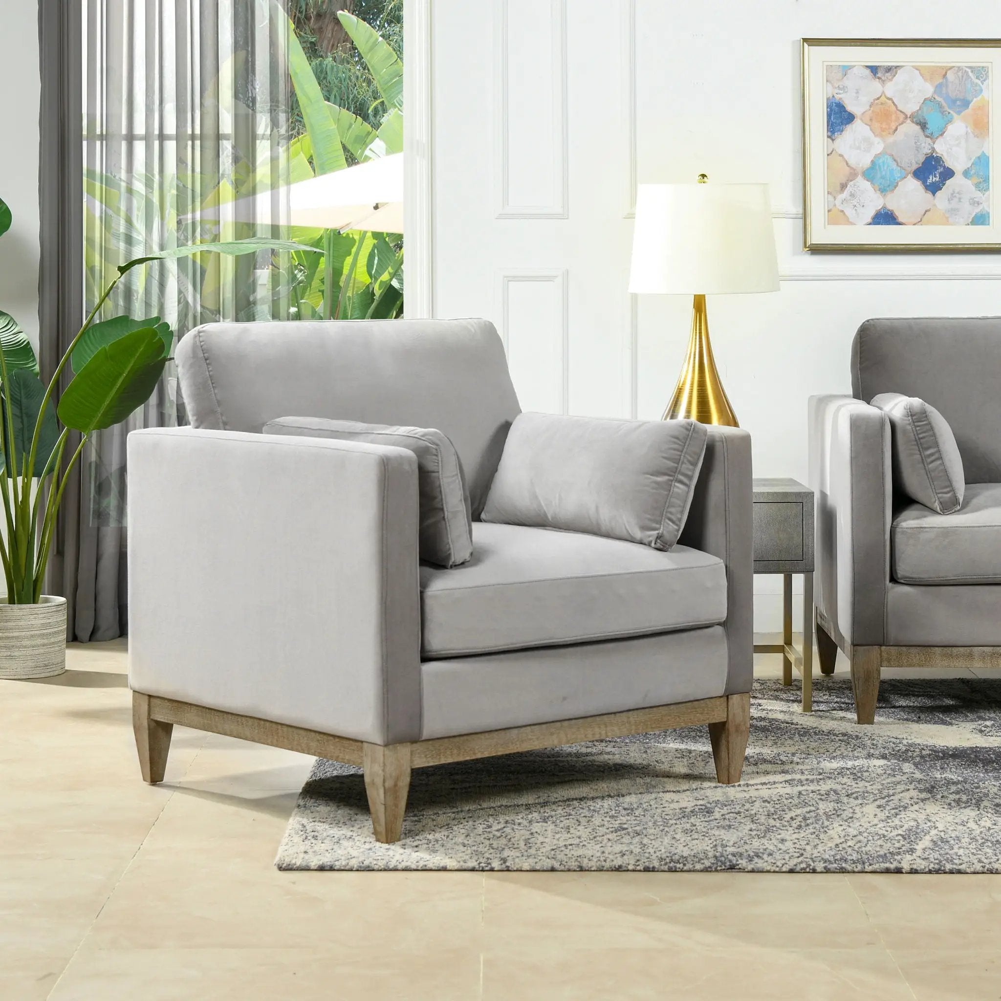 Knox - Modern Farmhouse Arm Chair by HouseOfZazla