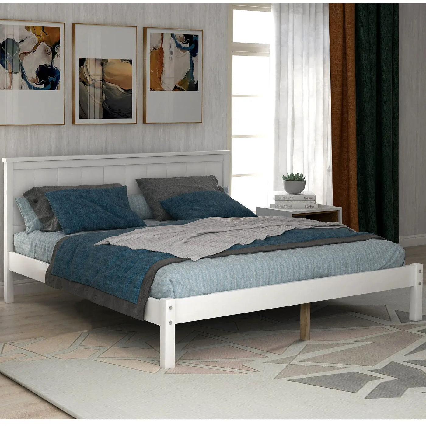 Platform Bed Frame With Headboard by Unique Piece Furniture