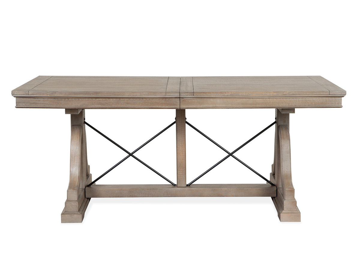 Paxton Place - Trestle Dining Table - Dovetail Gray, photo 7 of 7