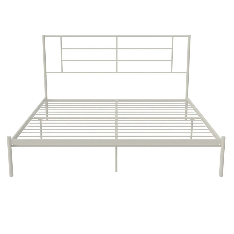 Praxis - King Bed With Simple Headboard - White by Unique Piece Furniture