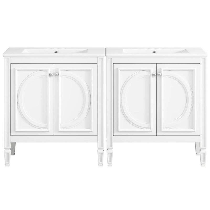 Bathroom Vanity With Sink With 2 Doors And Adjustable Shelf by HouseOfZazla