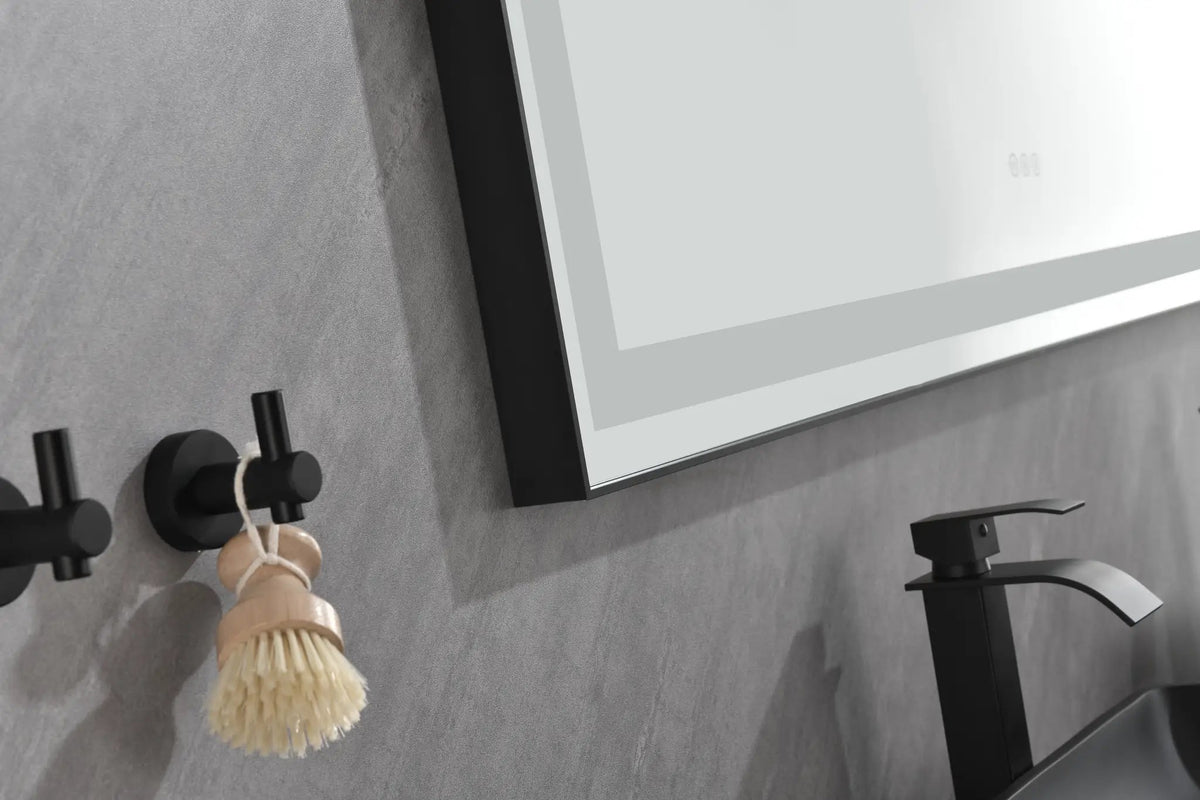 118 x 36 Inch LED Bathroom Mirror with Aluminum Frame by HouseOfZazla