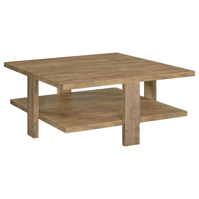 Dawn 2-piece Round Coffee and End Table Set Mango Brown by Unique Piece Furniture