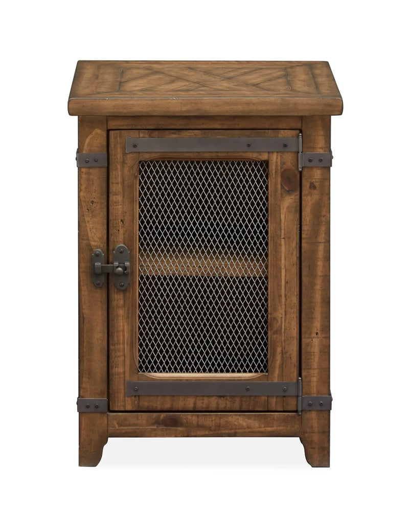 Chesterfield - Chairside End Table - Farmhouse Timber by Unique Piece Furniture