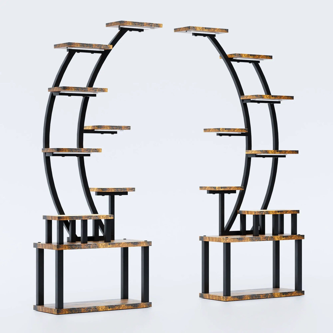 9 Tiered Indoor Plant Stand With 5 Adjustable Grow Lights by HouseOfZazla