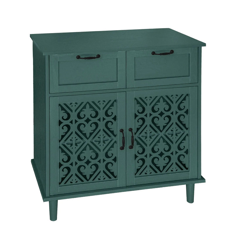 2 Door 2 Drawer Elegant Cabinet by HouseOfZazla