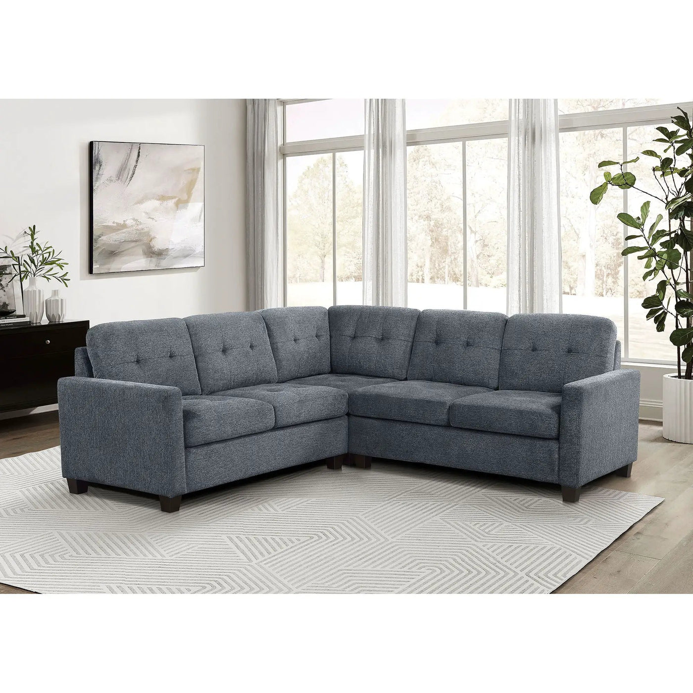 Creston - Upholstered Sectional Sofa by HouseOfZazla
