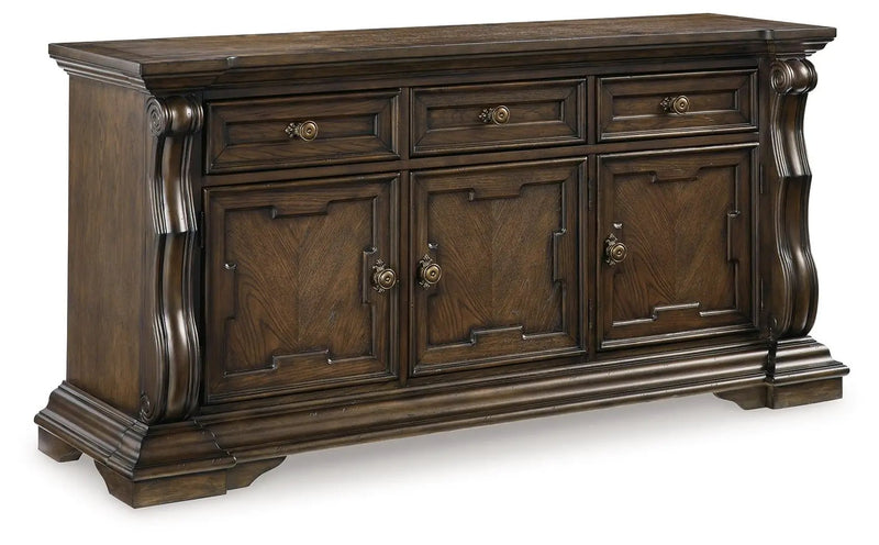 Maylee - Dining Room Buffet - Dark Brown by Unique Piece Furniture