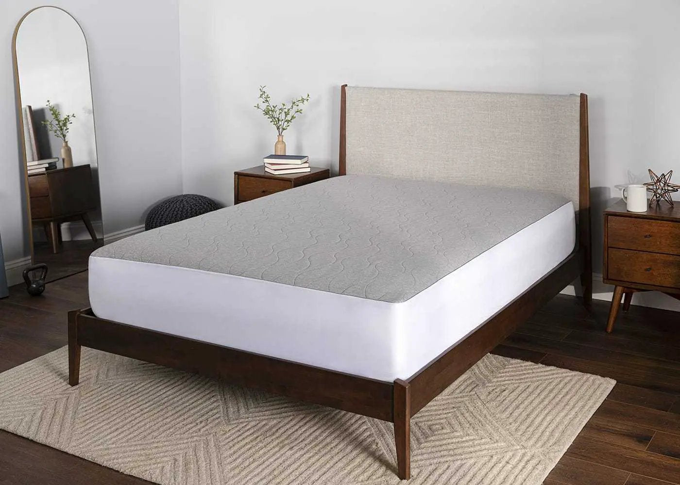 BedGear AIR-X Mattress Protector - Grey, Twin by HouseOfZazla