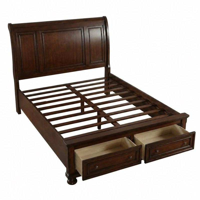 3 Piece Bedroom Set, Bed With 2 Nightstands by HouseOfZazla