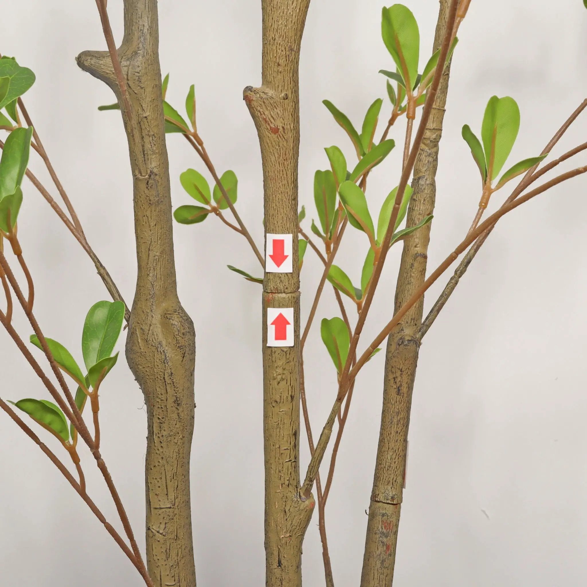 Lifelike Artificial Olive Tree With Plastic Pot For Home Living Room Decor - Green Leaves by Unique Piece Furniture