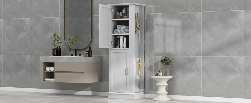 Tall Bathroom Storage Cabinet by HouseOfZazla