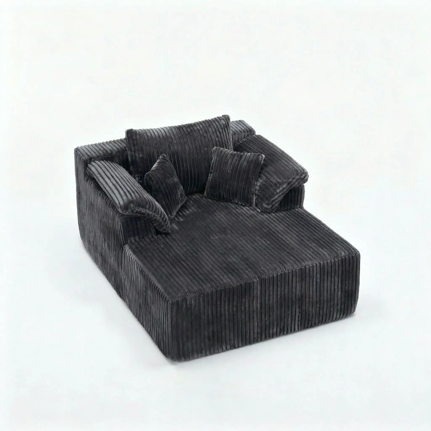 Chaise Lounge Chair, Deep Seat Sleeper Couch For Living Room by HouseOfZazla