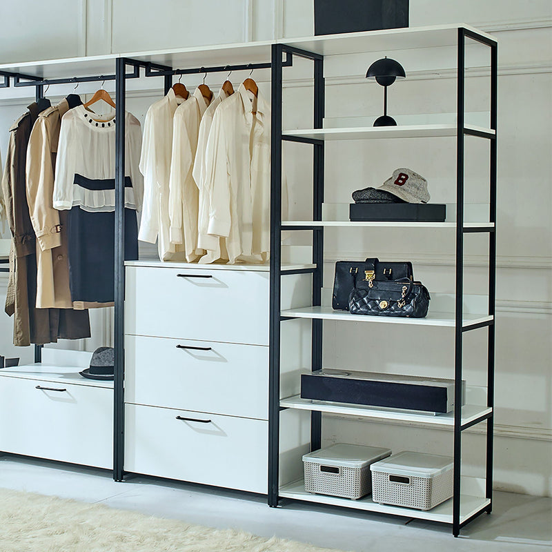 Fiona - Freestanding, Walk-In Closet System - White - Wood by HouseOfZazla