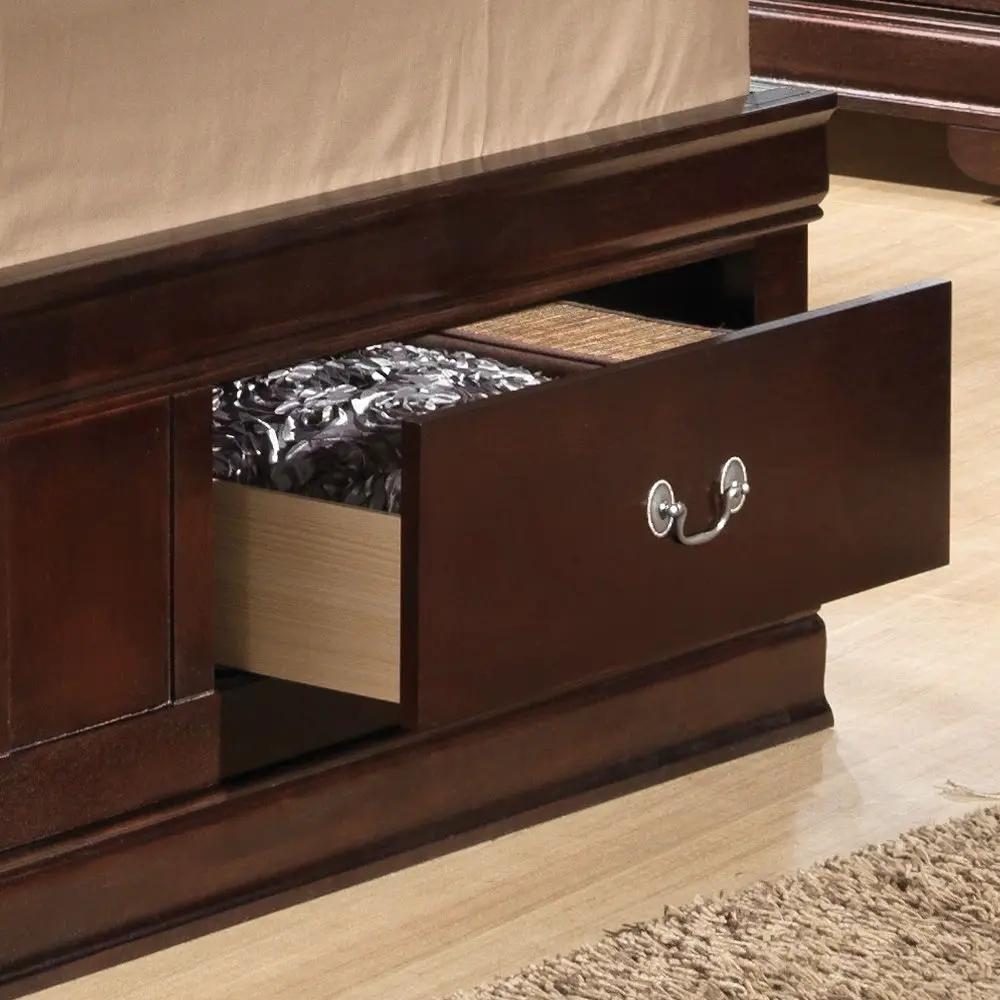 Louis Phillipe - Bookcase Storage Bed by HouseOfZazla