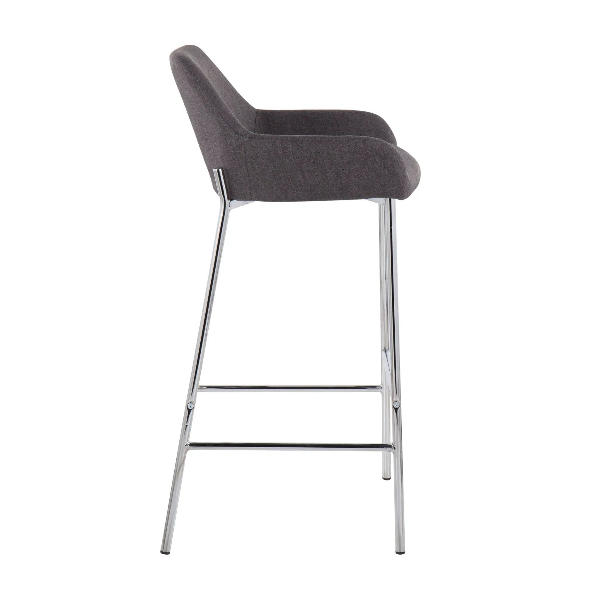 Daniella - Contemporary Fixed Height Bar Stool (Set of 2) by Unique Piece Furniture