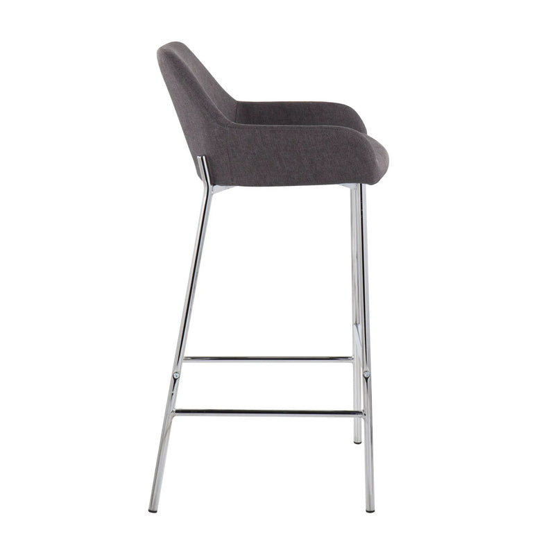 Daniella - Contemporary Fixed Height Bar Stool (Set of 2) by Unique Piece Furniture