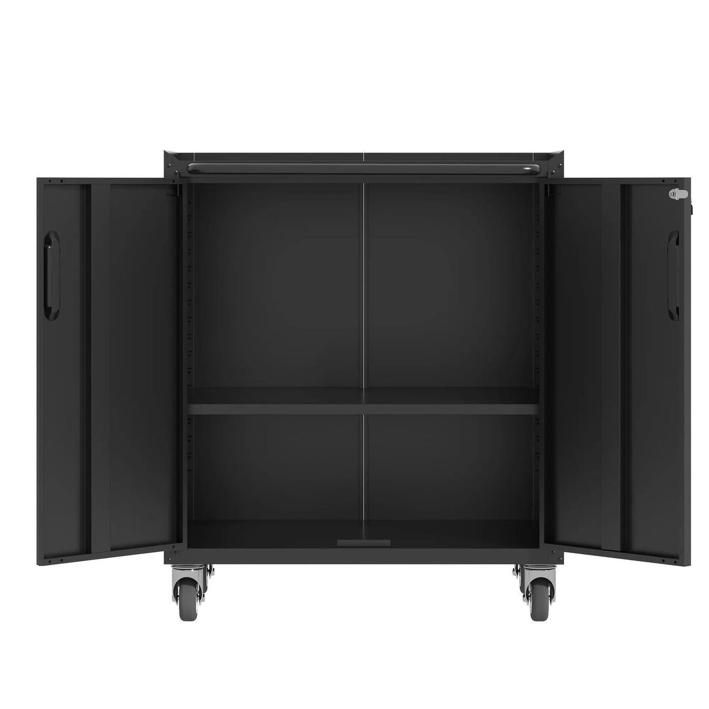 Heavy Duty Metal Garage Storage Cabinet With Wheels Sturdy Tool Organizer by HouseOfZazla