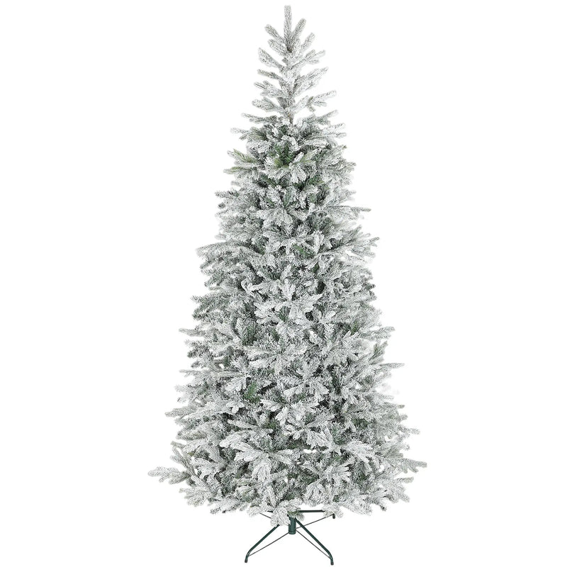 HOMCOM 9 ft Artificial Frosted Christmas Tree by HouseOfZazla