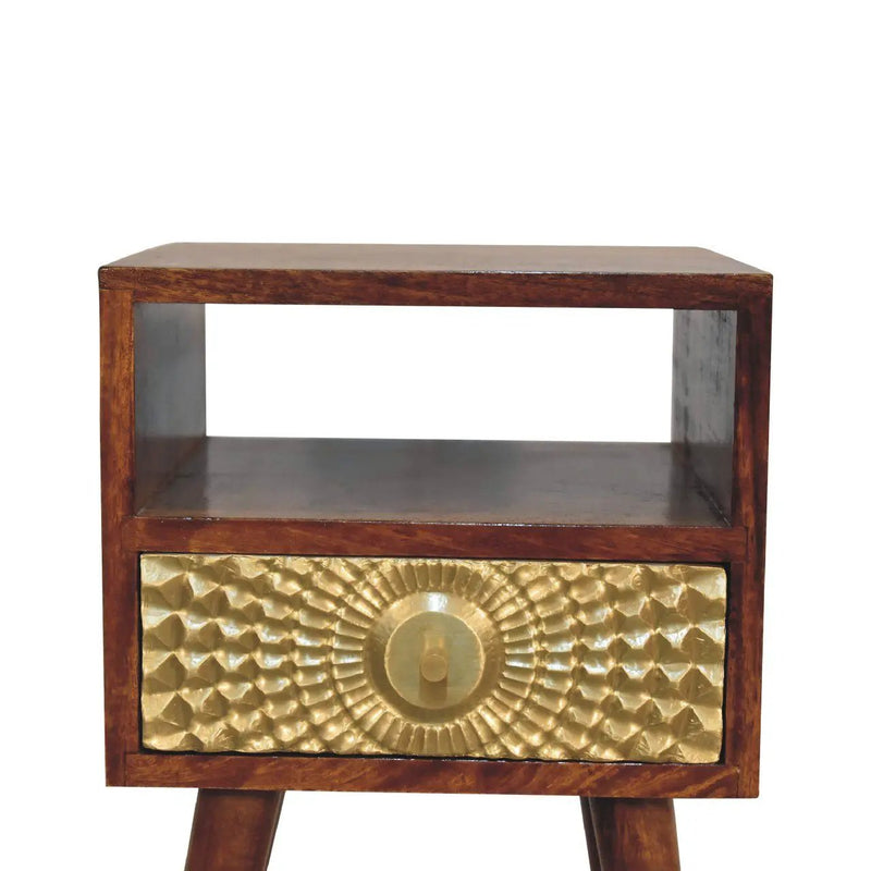 Eden - Mini Nightstand - Chestnut by Unique Piece Furniture