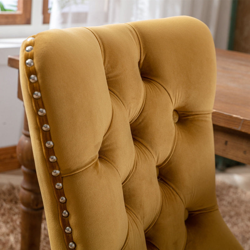Nikki - High-End Tufted Dining Chair (Set of 2) by HouseOfZazla