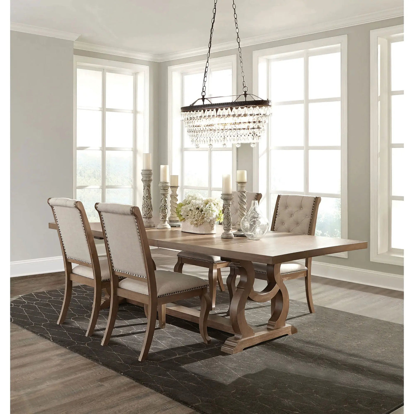 Fremont - Dining Set With Tufted Chairs by HouseOfZazla