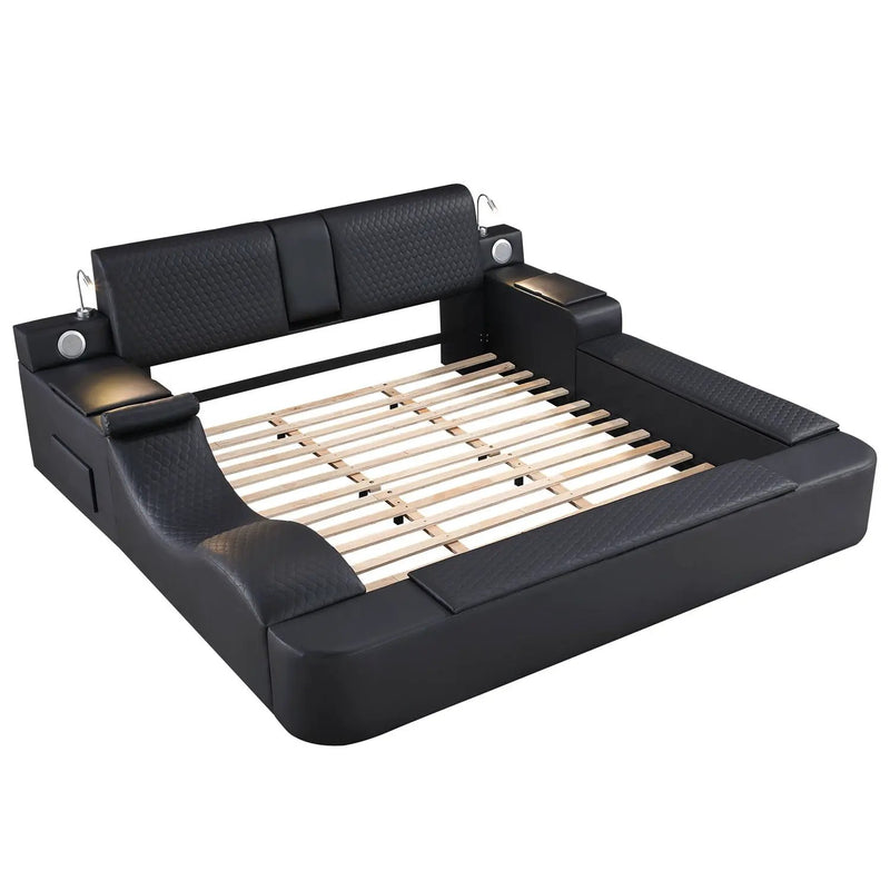 Zoya - Smart Multifunctional Bed, Built In Bluetooth Speakers, USB Charging