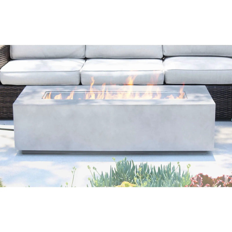 Modern Concrete Design Propane Outdoor Fire Pit Table by Unique Piece Furniture