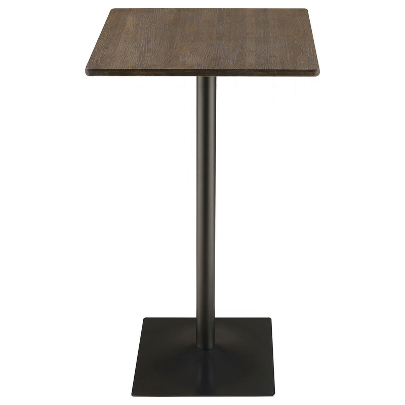 Staccato - 3 Piece Square Bar Table Set - Dark Brown