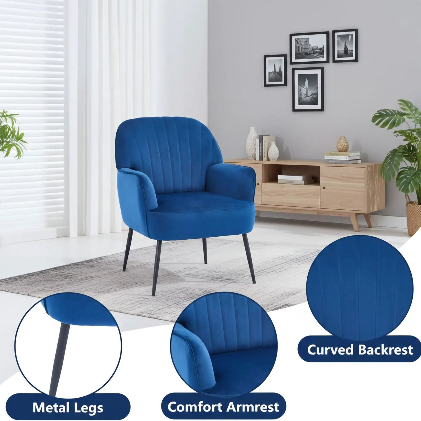 Accent Chair For Living Room by HouseOfZazla
