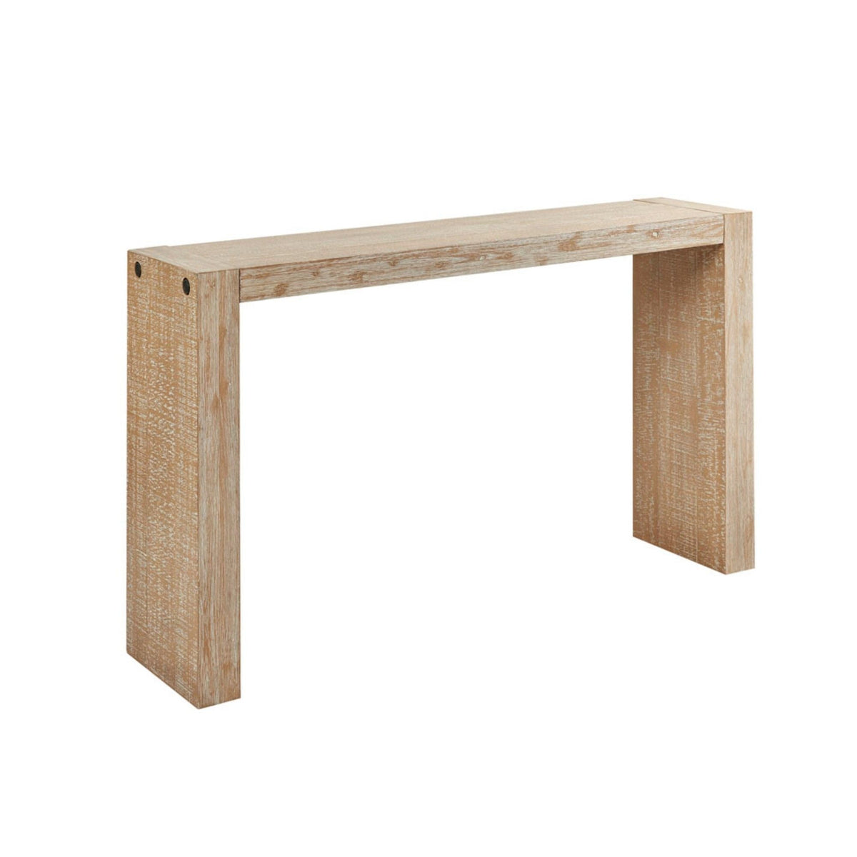 Modern Design Console Table with Solid Wood Construction - Light or Dark Brown, photo 2 of 30