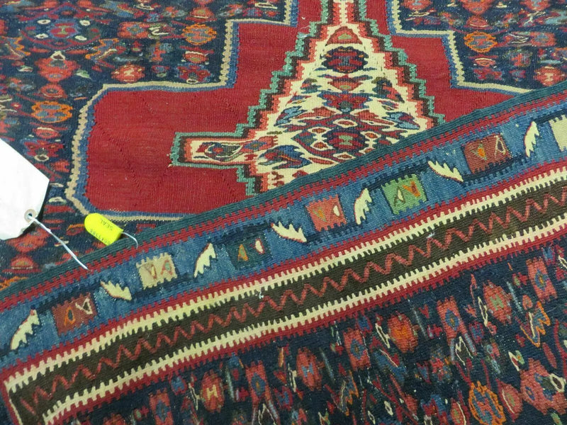 4' X 5' Antique Handmade Turkish Wool Kilim Flat weave Rug Blanket Tribal by Jewel Rugs
