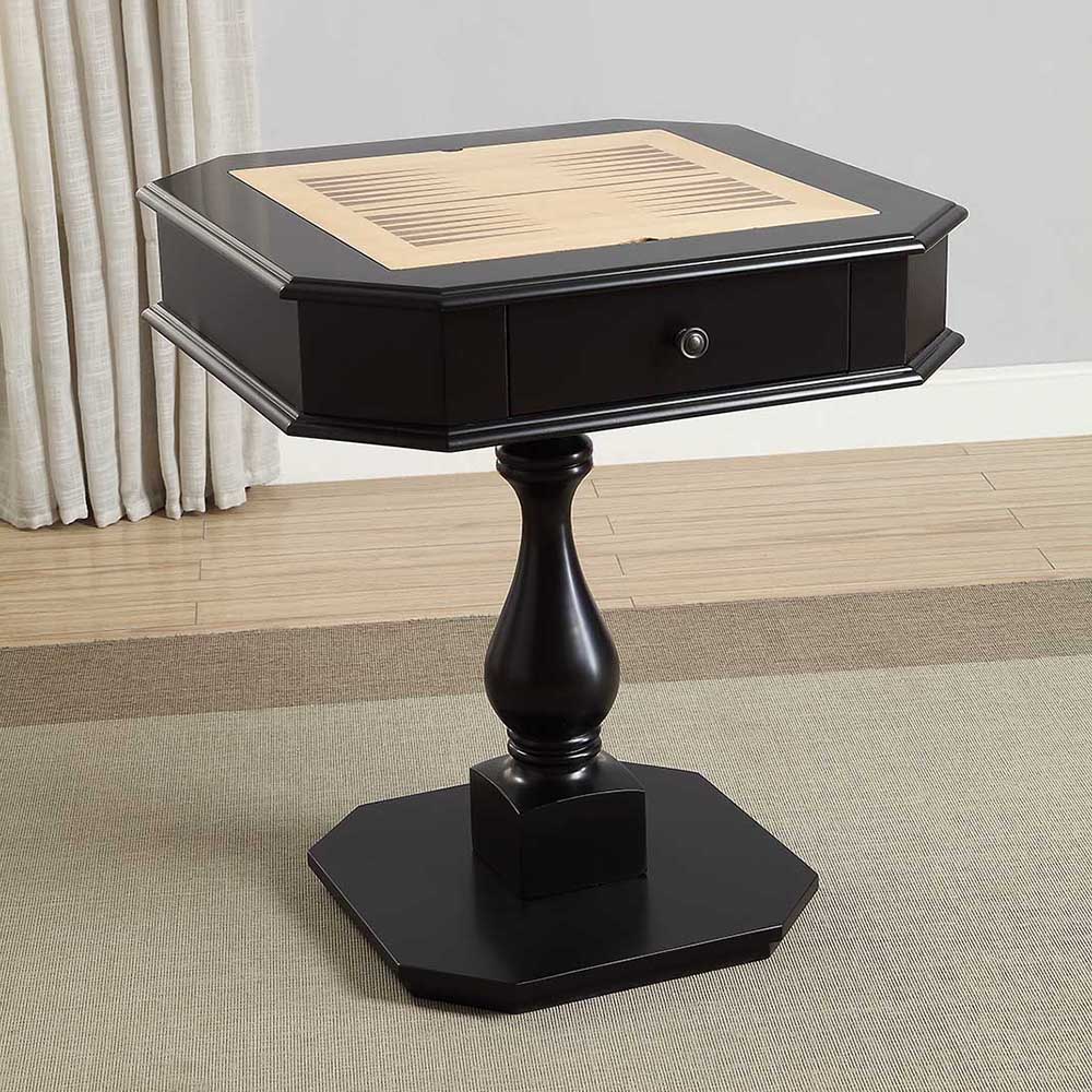 Bishop - Wood Game Table - Black by Unique Piece Furniture