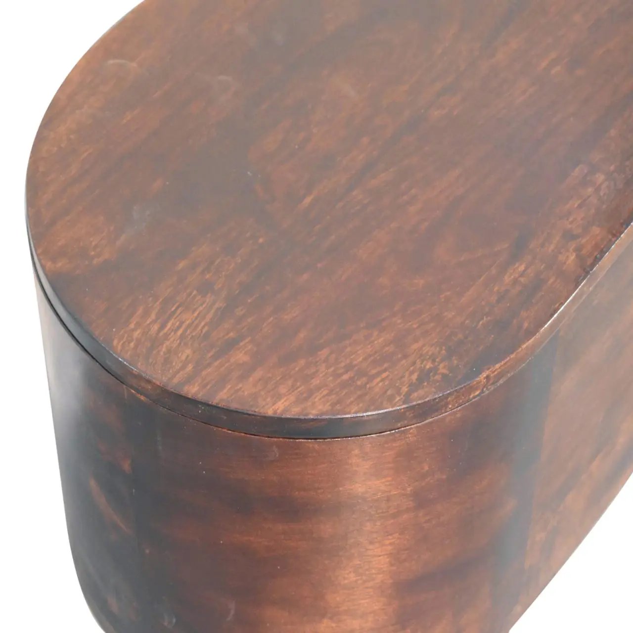 Solid Wood Light Rounded Lid-up Blanket Box by HouseOfZazla