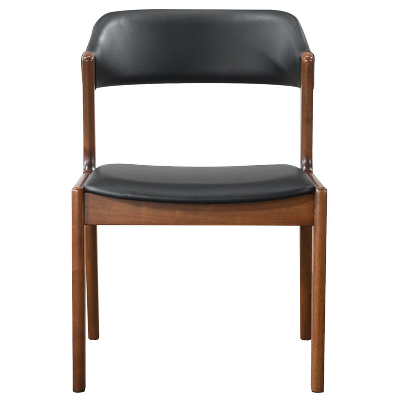 Enzo - Dining Chair (Set of 2) - Black / Brown by HouseOfZazla
