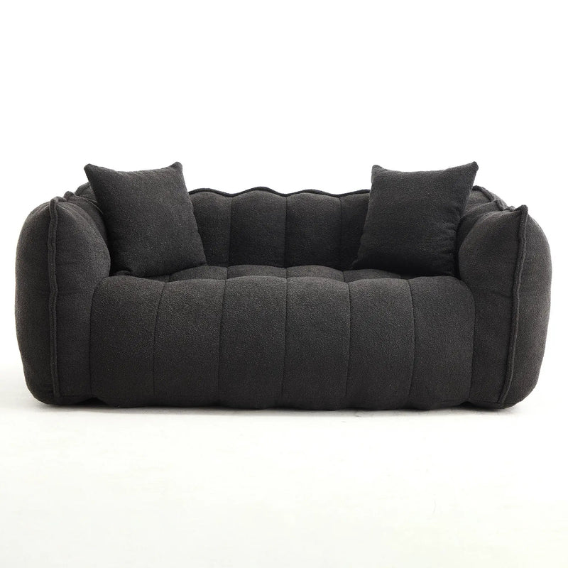 Cozy Beanbag Chair With High Resilience Foam Core For 2 by Unique Piece Furniture