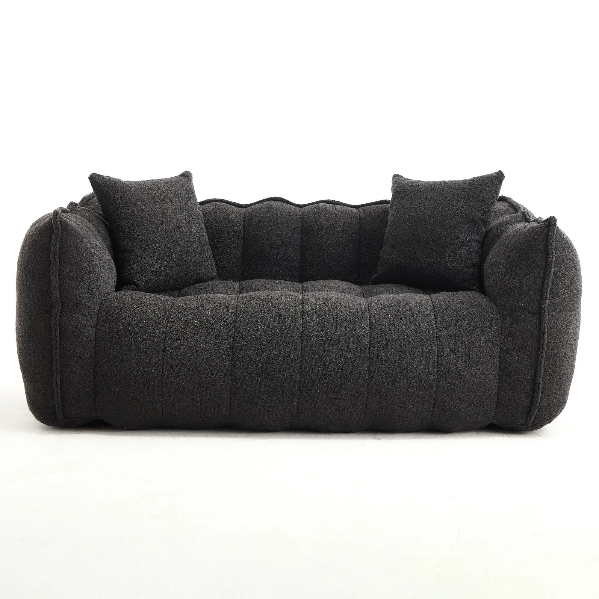 Cozy Beanbag Chair With High Resilience Foam Core For 2 by HouseOfZazla