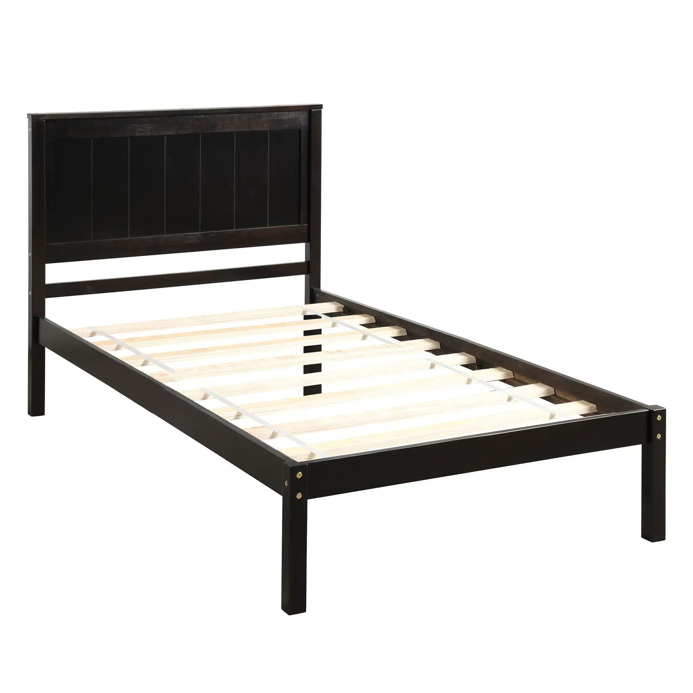 Platform Bed Frame With Headboard by HouseOfZazla