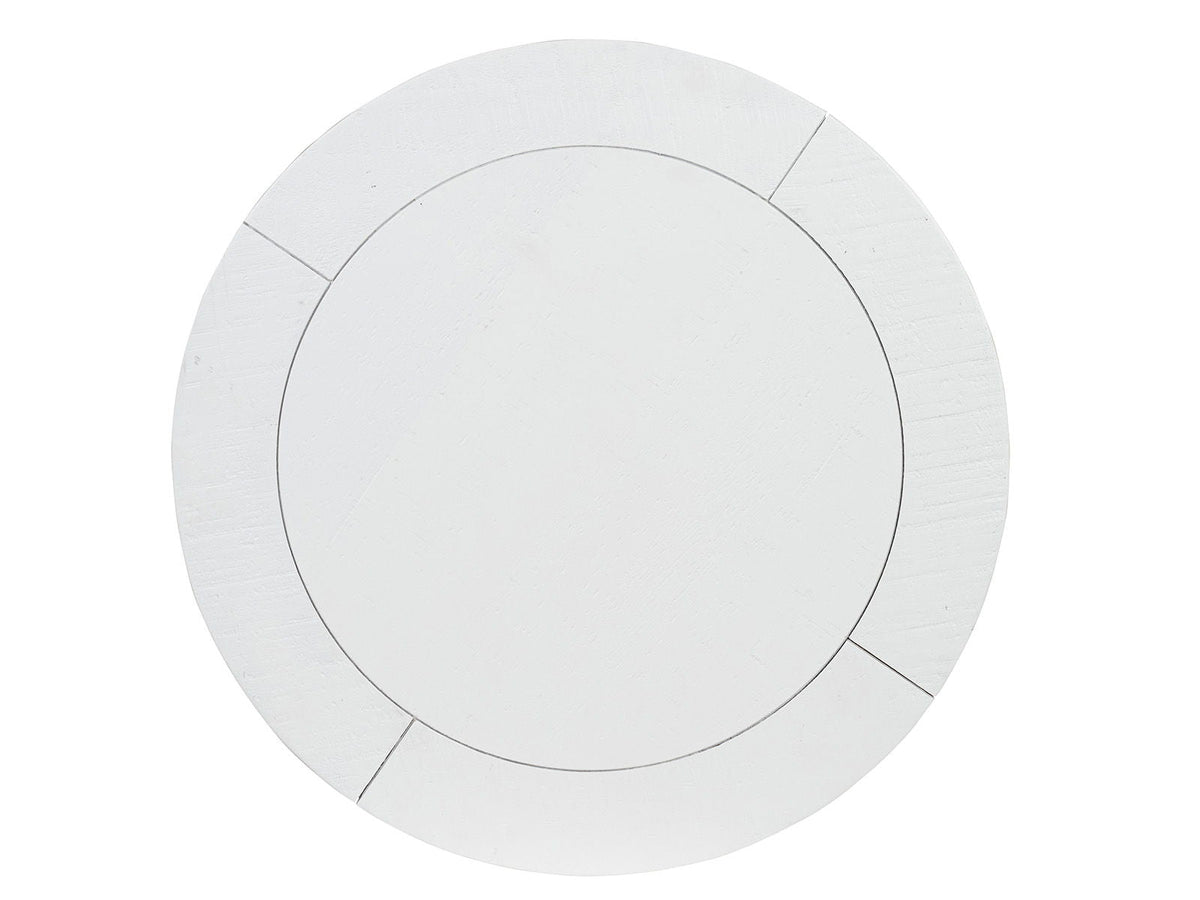 Heron Cove - Round Accent End Table - Chalk White, photo 6 of 7