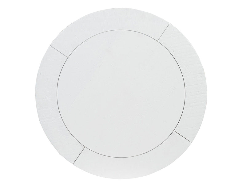 Heron Cove - Round Accent End Table - Chalk White, photo 6 of 7