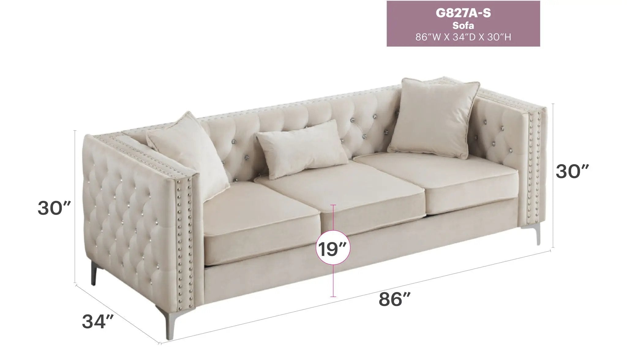 Paige - Sofa by HouseOfZazla