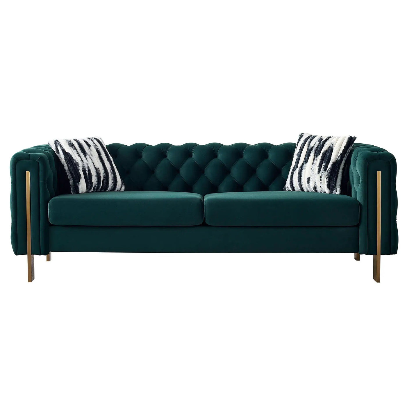 Chesterfield - Modern Tufted Living Room Sofa, 84.25''W Couch by HouseOfZazla