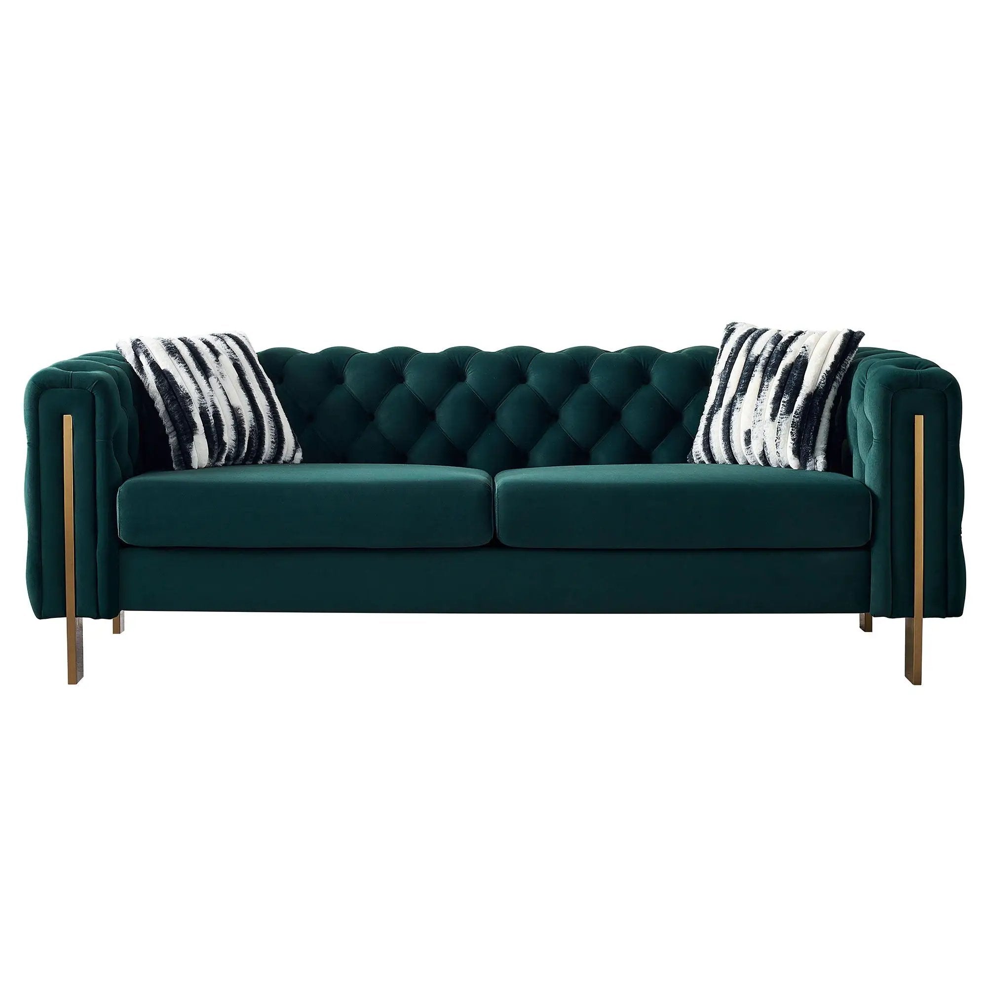 Chesterfield - Modern Tufted Living Room Sofa, 84.25''W Couch by HouseOfZazla