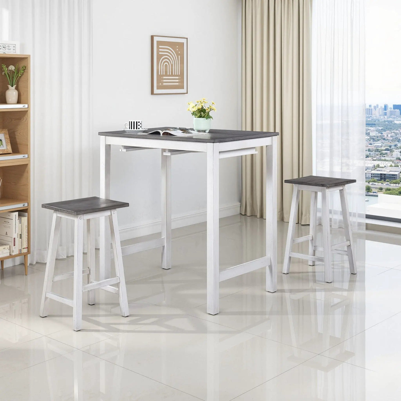 3 Pieces Counter Height Set by Unique Piece Furniture